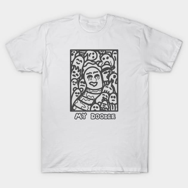 Doodle art T-Shirt by Sefiyan